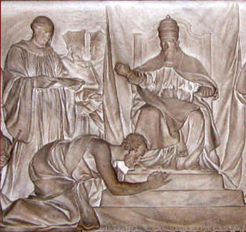 St Gregory VII with Henry IV